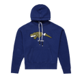 Palm Angels Croco Hoodie "Navy Blue/Green"