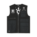 Pleasures Strike Vest "Black"