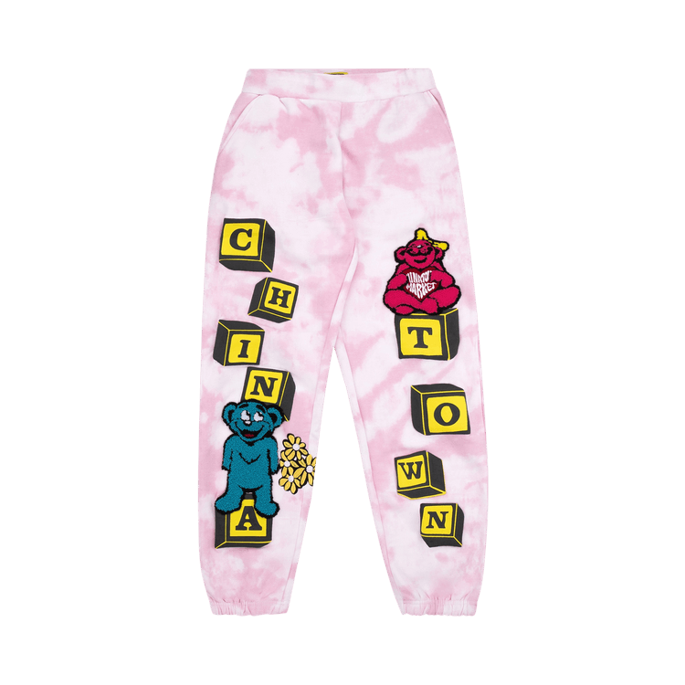 Chinatown Market Be Mine Sweatpants "Pink Tie Dye"