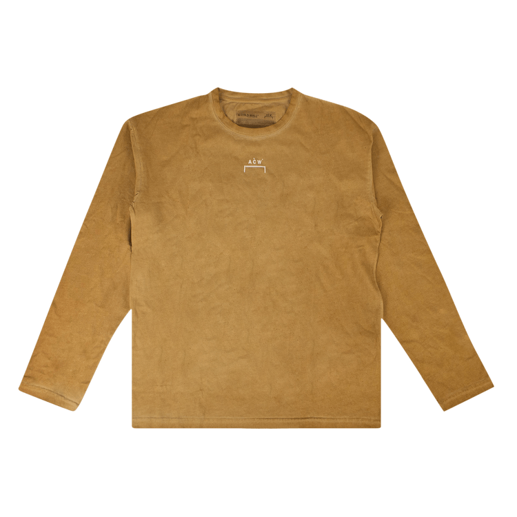 A-Cold-Wall* Bracket Logo Long-Sleeve T-Shirt "Yellow"