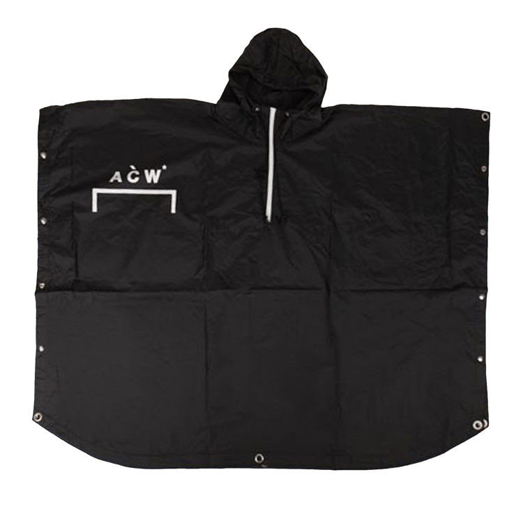 A-Cold-Wall* Oversized Hooded Rain Jacket "Black"
