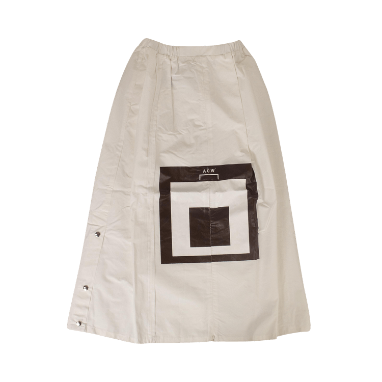 A-Cold-Wall* Snap Midi Skirt "White"