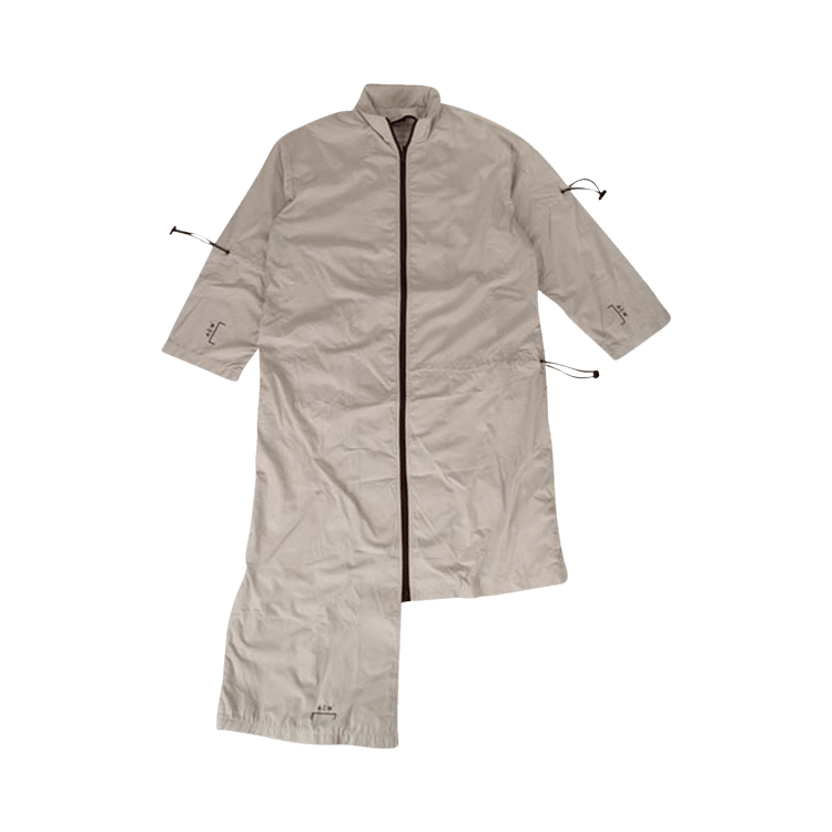 A-Cold-Wall* Asymmetric Drawstring Jacket "Light Grey"