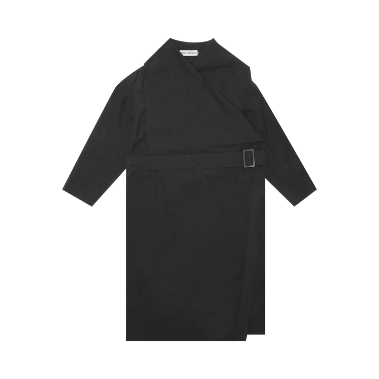 Issey Miyake Paper Like Tricot Coat "Black"