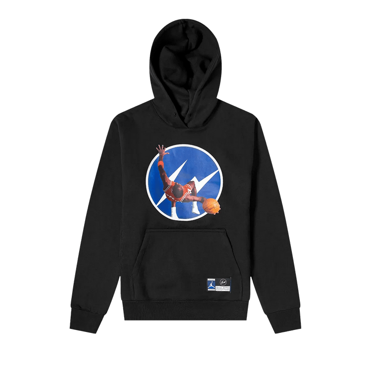Air Jordan x Fragment Image Pullover Hoodie "Black/Reflective Silver"