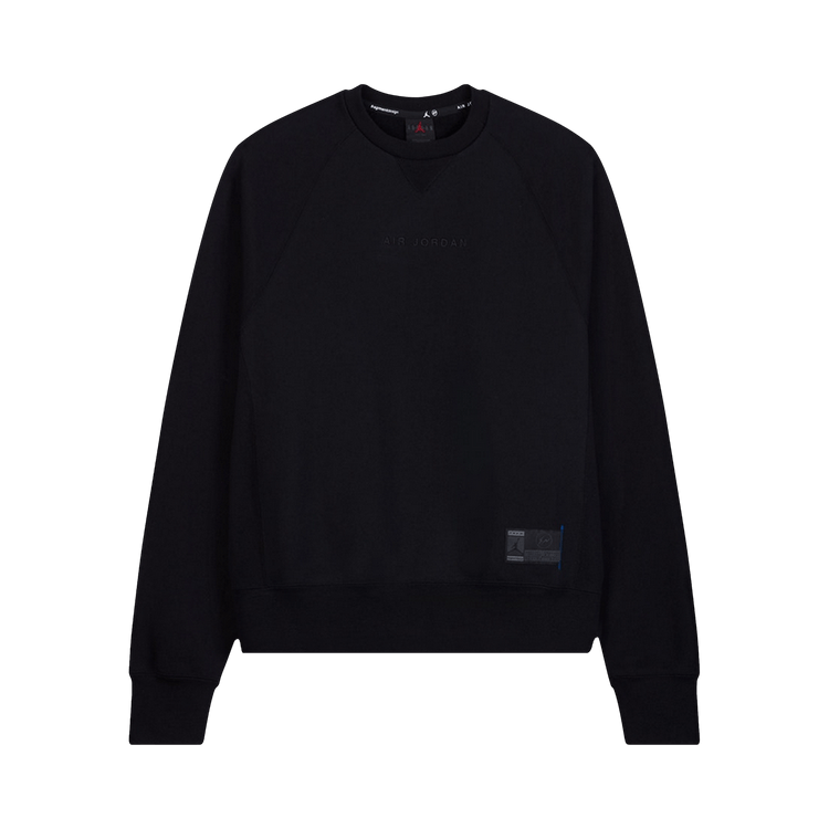 Air Jordan x Fragment Crewneck Sweatshirt "Black/Reflective Silver"