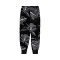 Givenchy Velvet Plant Print Trackpants "Black/White"