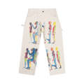 KidSuper Running Cargo Trousers "White"