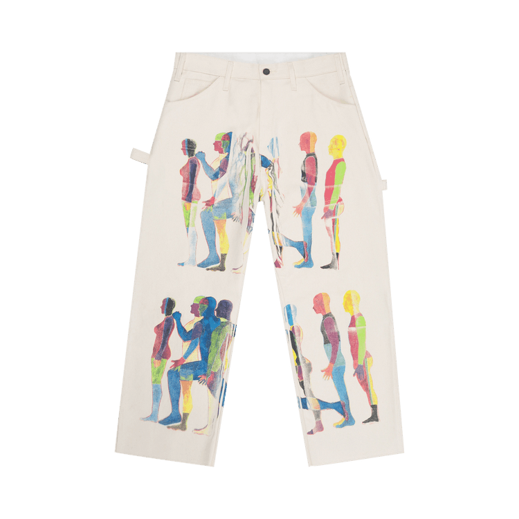 KidSuper Running Cargo Trousers "White"