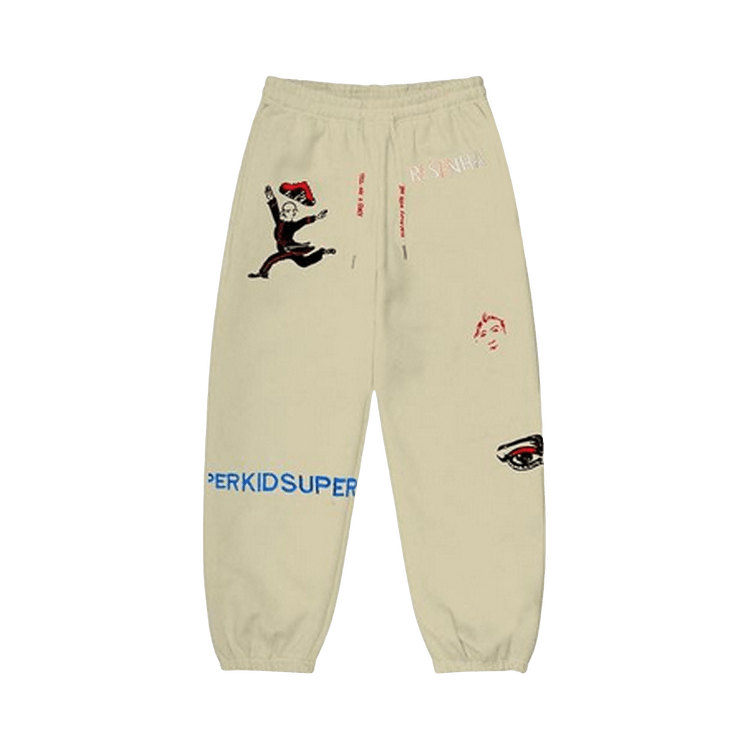 KidSuper Super Sweatpants "Cream"