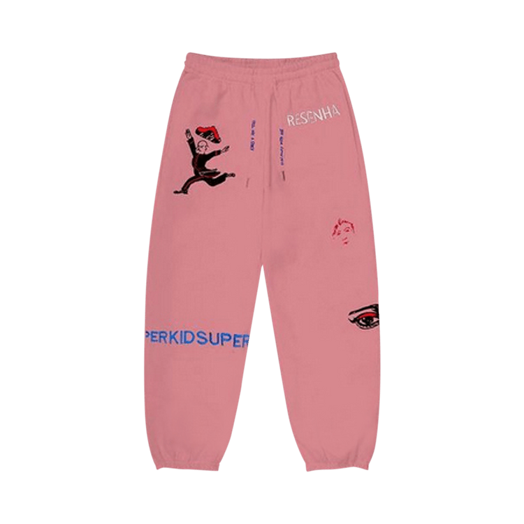 KidSuper Super Sweatpants "Pink"