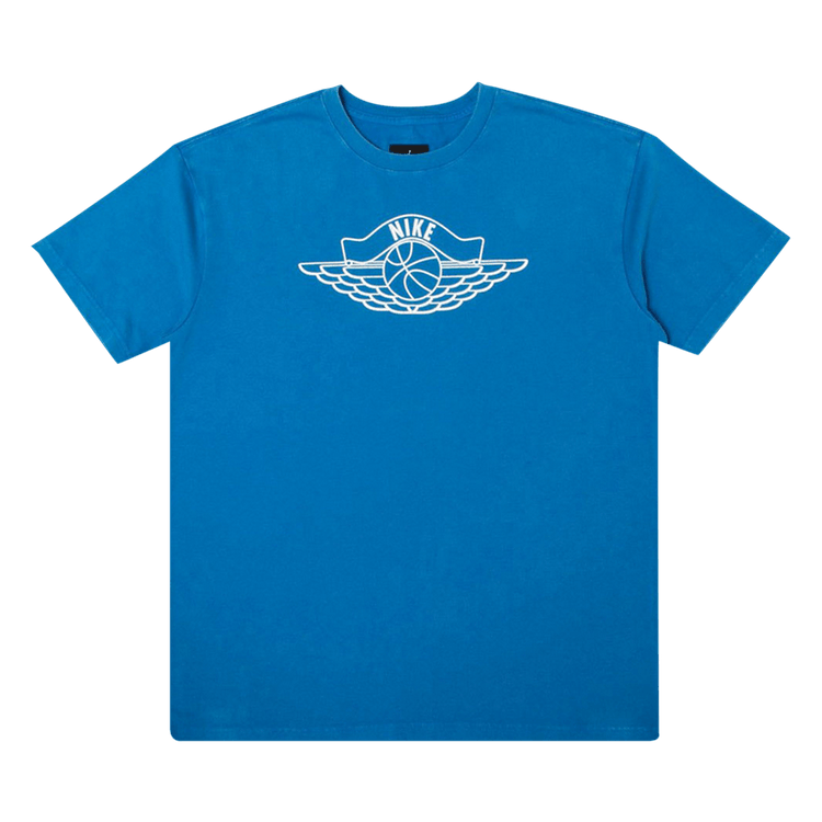 Air Jordan x Union NRG Vault AJ Flight Nike x Wings Tee "Blue"