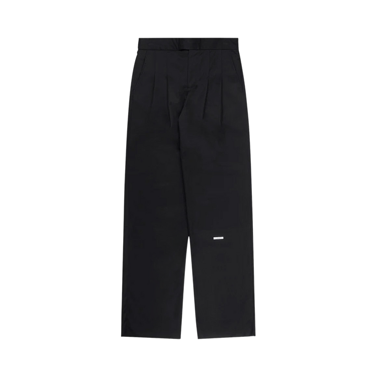 C2H4 Pleated Turn-Up Tailor Trousers "Black"