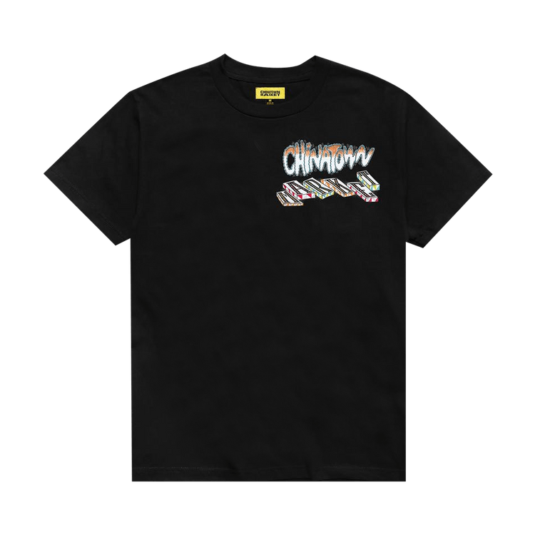 Chinatown Market Block Tee "Black"
