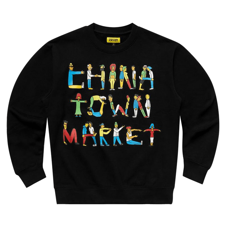 Chinatown Market City Aerobics Crewneck "Black"