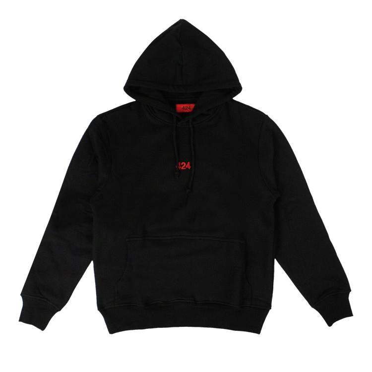 424 Logo Embroidery Hooded Sweatshirt "Black"