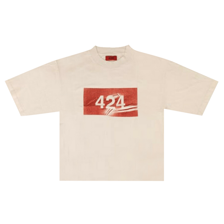424 Label Short-Sleeve T-Shirt "Cream"