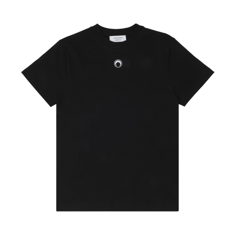 Marine Serre Moon Logo Jersey T-Shirt "Black"