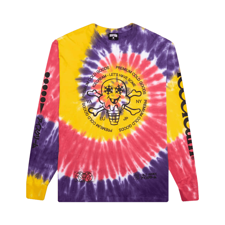 Icecream Cold Goods Long-Sleeve Knit "Tie Dye"