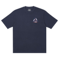 Palace Basically A Tri-Ferg T-Shirt "Navy"