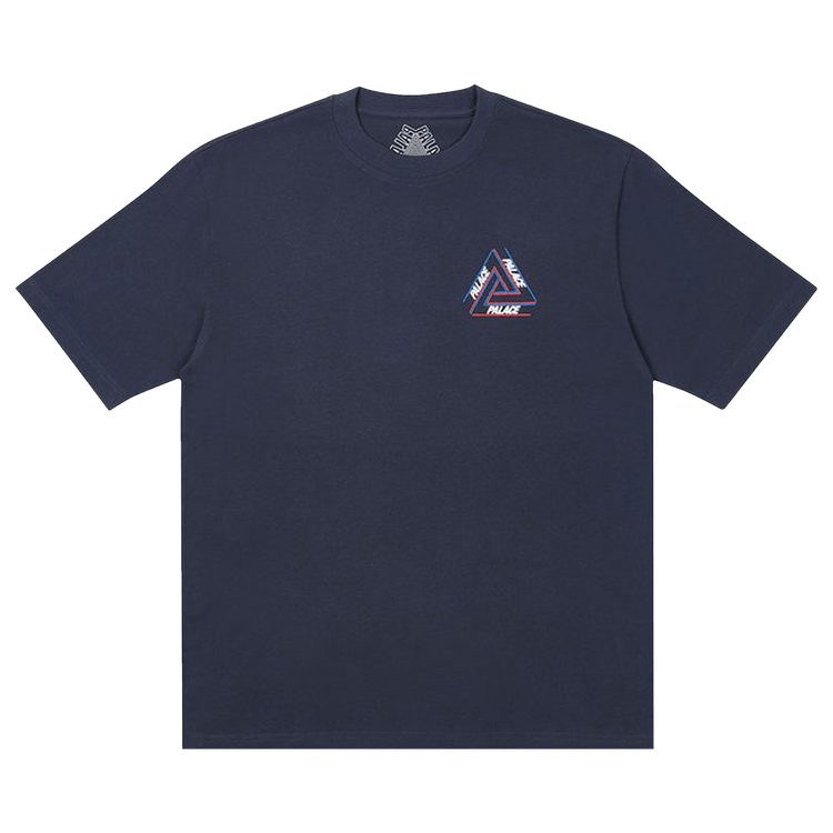 Palace Basically A Tri-Ferg T-Shirt "Navy"