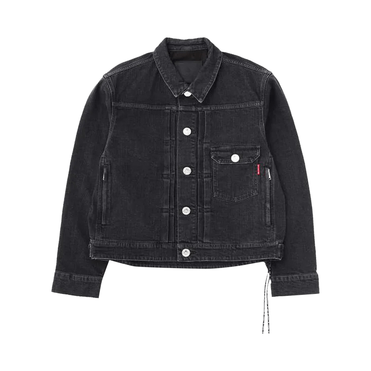 Mastermind Embroidered Logo Denim Jacket "Black"