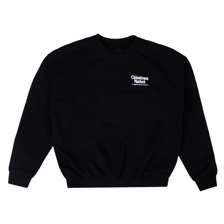 Chinatown Market Legal Services Crewneck "Black"