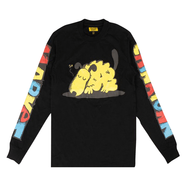 Chinatown Market Dog Long-Sleeve T-Shirt "Black"