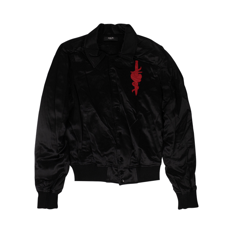 Amiri Silk Dagger Band Jacket "Black"