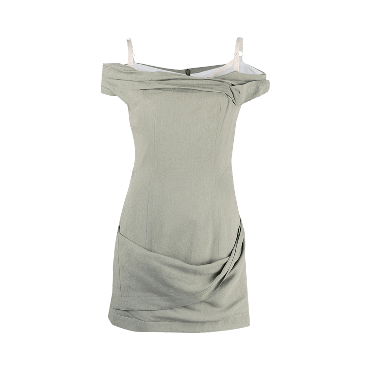 Jacquemus La Robe Foglio Dress "Sage Green"