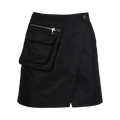 Marine Serre Survival Cycling Mini Skirt "Black"
