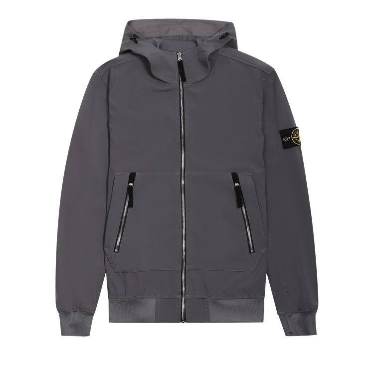 Stone Island Soft Shell Light Jacket "Blue/Grey"