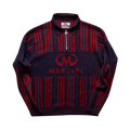 Martine Rose Rysm Knit "Blue/Haute Red"