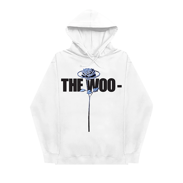 Vlone x Pop Smoke The Woo Hoodie "White"