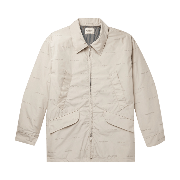Fear of God All Over Print Nylon Field Jacket "Bone"