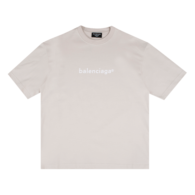 Balenciaga New Copyright T-Shirt "Cement Grey/White"