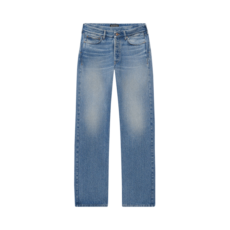 Balenciaga Oversized Cargo Jeans "Medium Vintage Indigo"