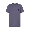 Dior CD Icon Embroidered T-Shirt "Purple"