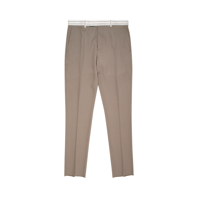 Dior Trousers With Branded Belt "Purple"