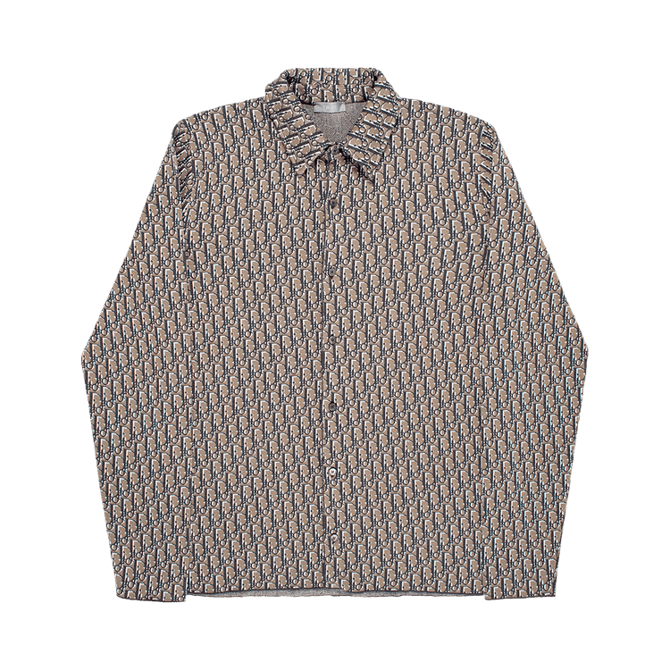 Dior All Over Oblique Button Down Shirt "Multicolor"