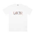 Dior Flowers Embroidered T-Shirt "White"