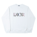 Dior Flowers Embroidered Crewneck "White"