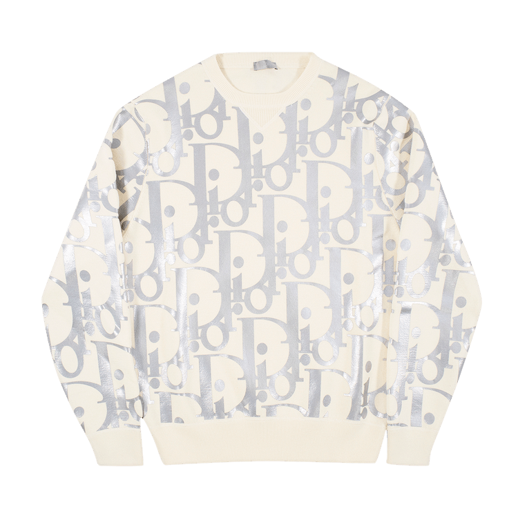 Dior Oblique Reflective Crewneck "Beige"