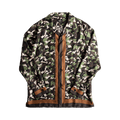 Fendi Multi Tonal Silk Shirt "Forest Green"
