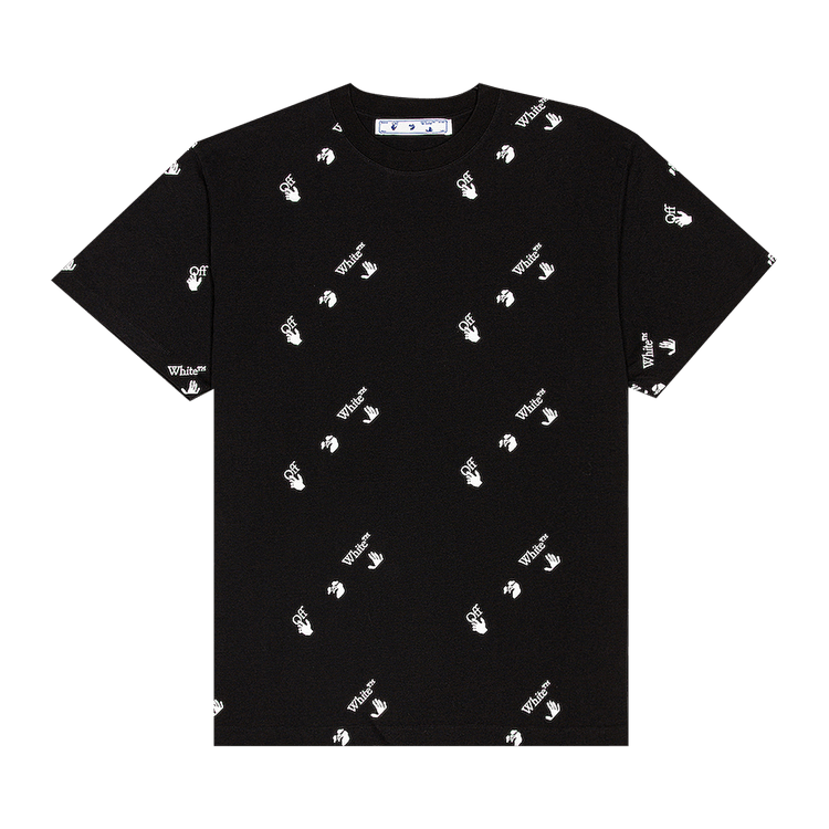 Off-White All Over Logo T-Shirt "Black/White"