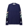 Off-White Brushed Crewneck "Blue"