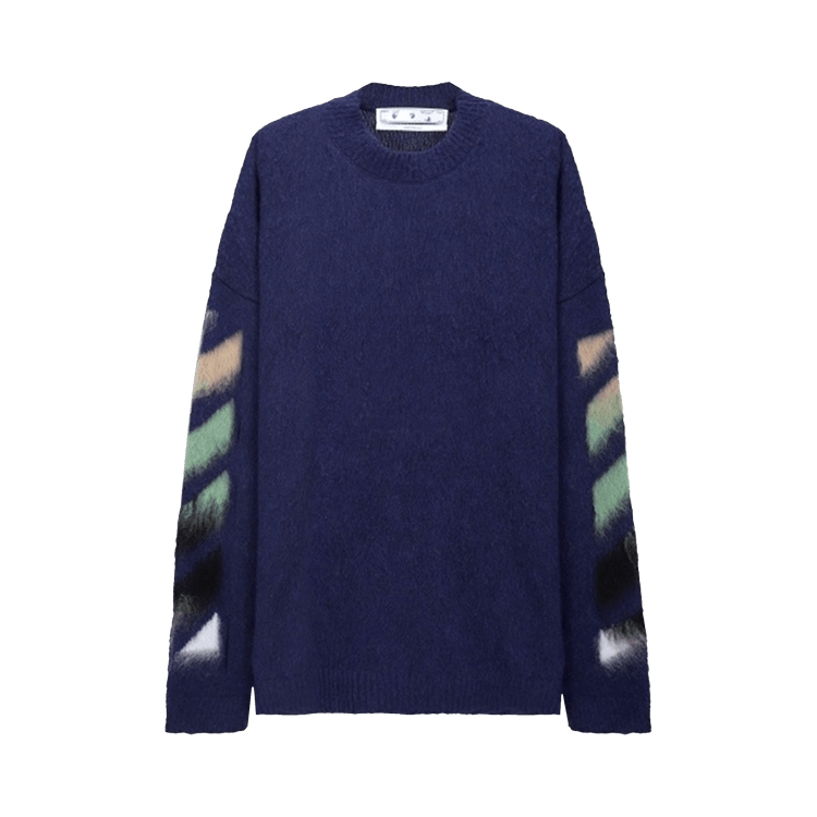 Off-White Brushed Crewneck "Blue"