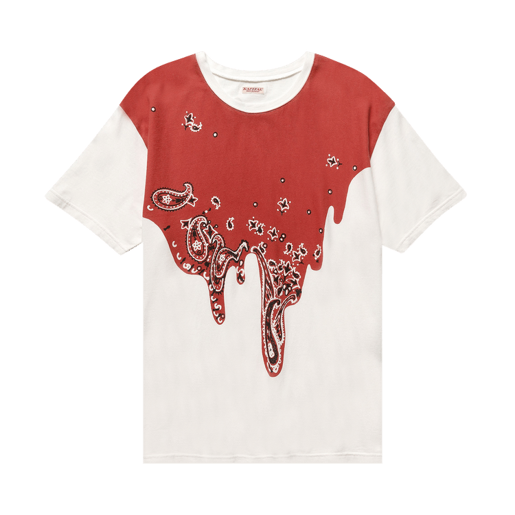 Kapital Toro Toro Bandana 20/-Jersey Crew T-Shirt "Red"