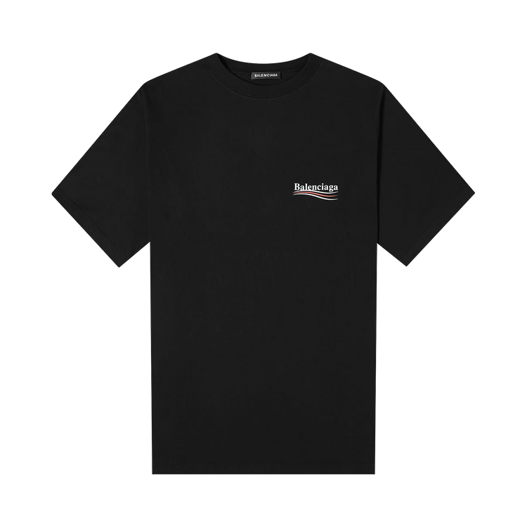 Balenciaga Political Campaign Oversize Tee "Black"