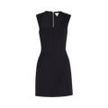 Bottega Veneta Technical Viscose Silk Dress "Black"